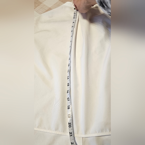 MAJE CHARLYZ fluted sleeve cotton poplin white shirt ,Sz.2  V-BL - Picture 10 of 14